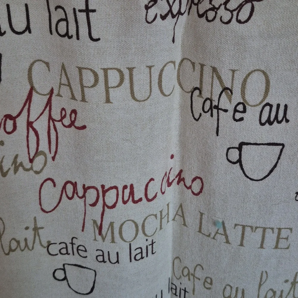 Coffee Cappucino Cafe Au Lait Curtains 2 Panels